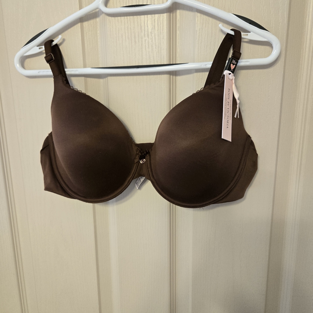 Victoria's Secret Body By Victoria Perfect Coverage Chocolate Brown Bra